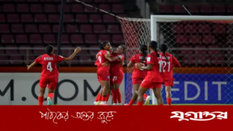সাগরিকার গোলে থাইল্যান্ডের বিপক্ষে এগিয়ে বাংলাদেশ অনূর্ধ-২০ নারী ফুটবল দল
