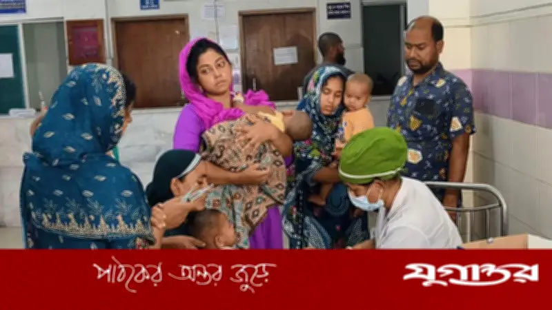 ময়মনসিংহ মেডিকেলে হাম আক্রান্ত ২১ শিশু ভর্তি, ৫ শিশুর মৃত্যু