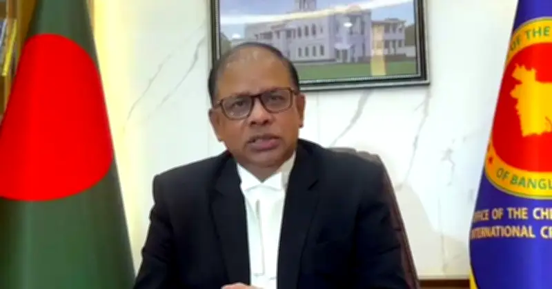 ট্রাইবুনালের চিফ প্রসিকিউটর: শেখ হাসিনার কাছ থেকে কোনো চিঠি পাননি প্রসিকিউশন