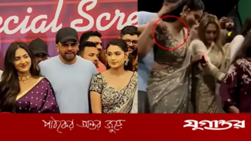 শাকিব খানের কাঁধে হাত রাখার ভিডিও নিয়ে সমালোচনার ঝড়