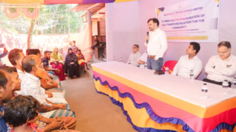 বোরহানউদ্দিনে এনবিবিএলের হ্যান্ডপাম্প প্রকল্প উদ্বোধন: ১৬টি স্থাপন সম্পন্ন