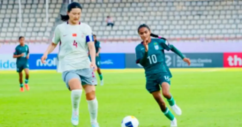 বাংলাদেশের অনুপ্রেরণাদায়ক লড়াই, চীনের কাছে ২-০ গোলে পরাজয়