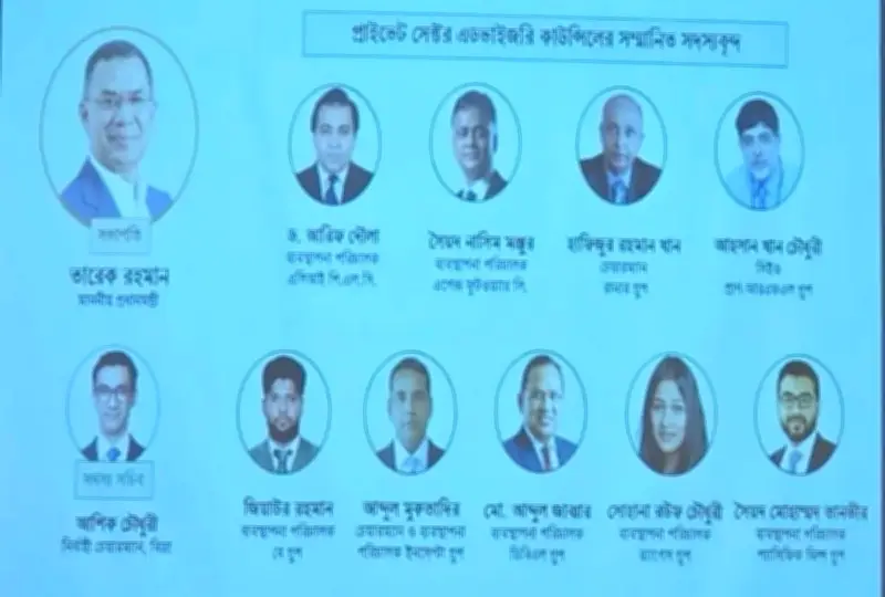 প্রধানমন্ত্রীর নেতৃত্বে বেসরকারি খাতের পরামর্শক পরিষদ গঠন, প্রথম বৈঠক অনুষ্ঠিত