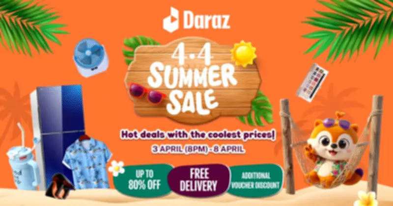 দারাজের ৪.৪ সামার সেল: ৮০% পর্যন্ত ছাড়ে গ্রীষ্মকালীন কেনাকাটার সুযোগ