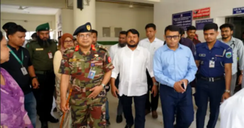 রাজশাহীতে হামের প্রাদুর্ভাব: সিটি কর্পোরেশনের প্রশাসক হাসপাতাল পরিদর্শন করলেন