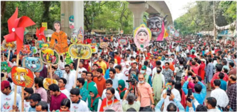 নববর্ষের শোভাযাত্রার নাম পরিবর্তন: এবার থেকে 'বৈশাখী শোভাযাত্রা'