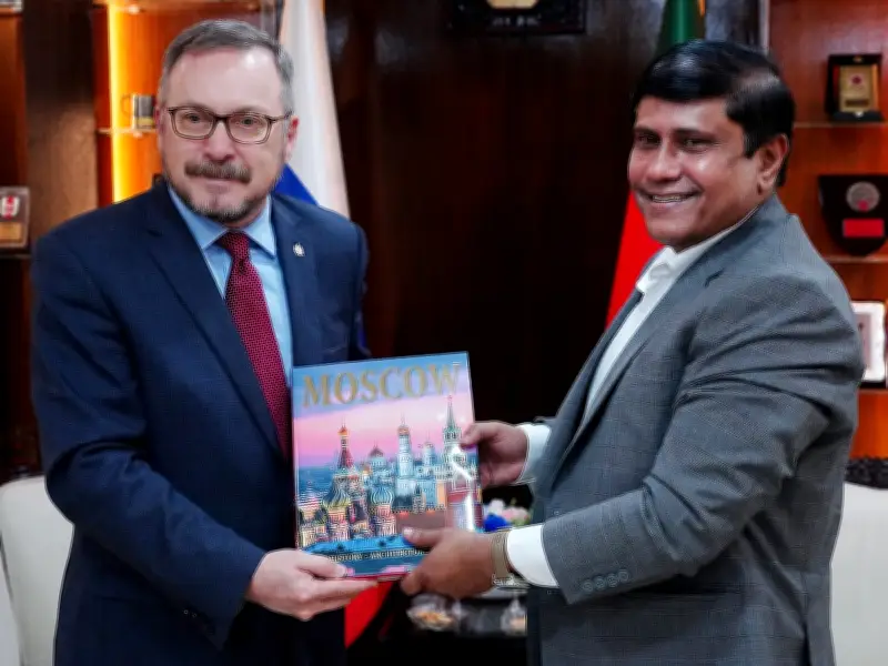 প্রধানমন্ত্রীর প্রতিরক্ষা উপদেষ্টার সঙ্গে রাশিয়ার রাষ্ট্রদূতের সৌজন্য সাক্ষাৎ