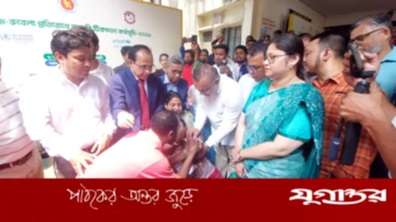 ঝালকাঠিতে হাম-রুবেলা টিকাদান কর্মসূচির উদ্বোধন, প্রধান অতিথি ডা. জিয়াউদ্দিন হায়দার