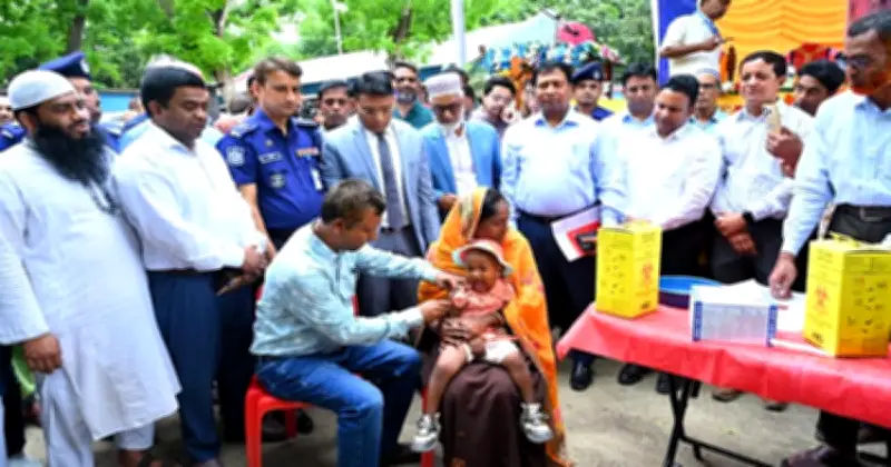 রাজশাহী বিভাগের পাঁচ জেলায় শুরু হলো বিশেষ তিন সপ্তাহের হাম টিকা কার্যক্রম