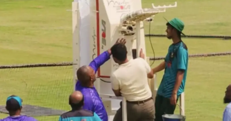 বাংলাদেশে প্রথমবারের মতো স্পিন বোলিং মেশিনের ব্যবহার শুরু