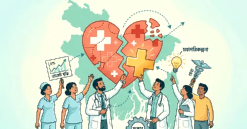 বাংলাদেশের স্বাস্থ্য খাত: বাজেট সংকট, জনবল ঘাটতি ও চিকিৎসা ব্যয়ের চাপ