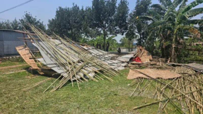 গাজীপুরের শ্রীপুরে কালবৈশাখী ঝড়ে বৃদ্ধের মৃত্যু, ব্যাপক ক্ষয়ক্ষতি