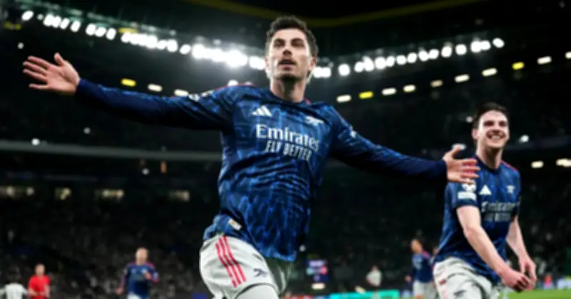 চ্যাম্পিয়ন্স লিগে শেষ মুহূর্তে জয় নিয়ে এলো আর্সেনাল, কাই হাভার্টজের জাদু