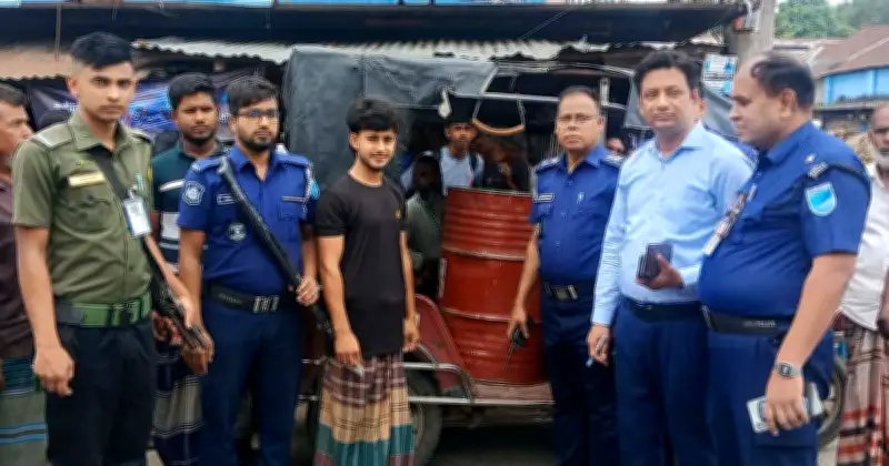 ফরিদপুরে অবৈধ জ্বালানি তেল পরিবহনে যুবকের ১০ হাজার টাকা জরিমানা