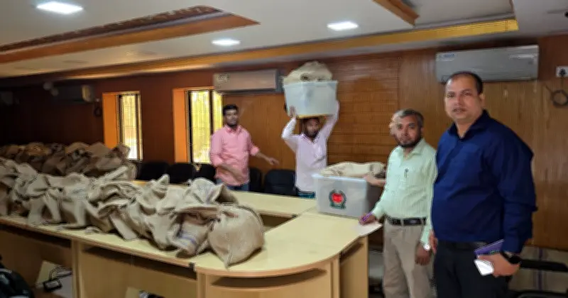 শেরপুর-৩ আসনে নির্বাচনী সরঞ্জাম বিতরণ শুরু, আগামীকাল ভোটগ্রহণ