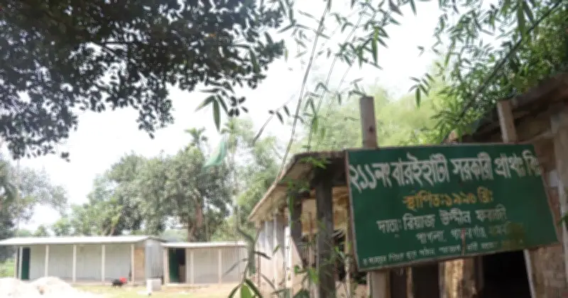 মাত্র দুই শিক্ষার্থী নিয়ে চলছে ময়মনসিংহের একটি সরকারি প্রাথমিক বিদ্যালয়