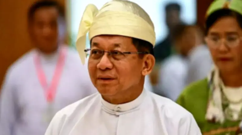 মিয়ানমারের জান্তাপ্রধান মিন অং হ্লাইং প্রেসিডেন্ট হিসেবে শপথ নিলেন