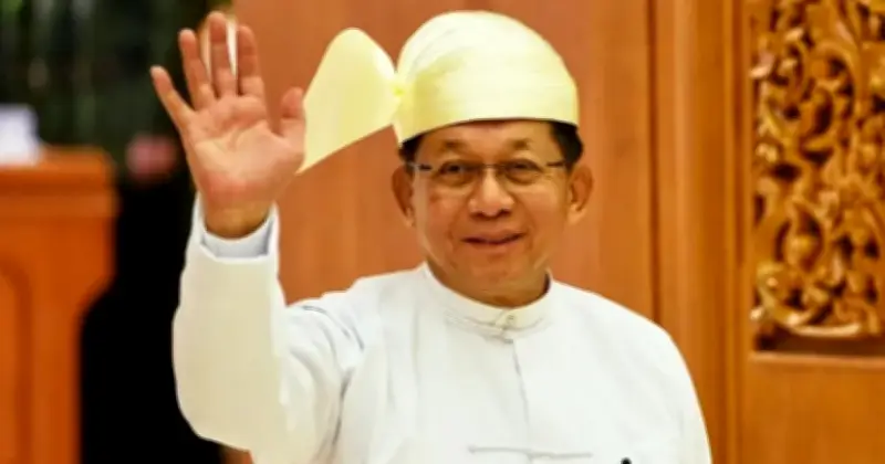 মিয়ানমারে জান্তা প্রধান মিন অং হ্লাইং প্রেসিডেন্ট হিসেবে শপথ নিলেন