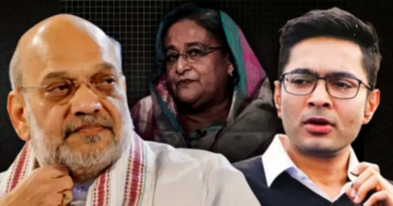 ভারতে আশ্রিত শেখ হাসিনার মর্যাদা নিয়ে তৃণমূলের কঠোর প্রশ্ন, অভিষেক বন্দ্যোপাধ্যায়ের আক্রমণ