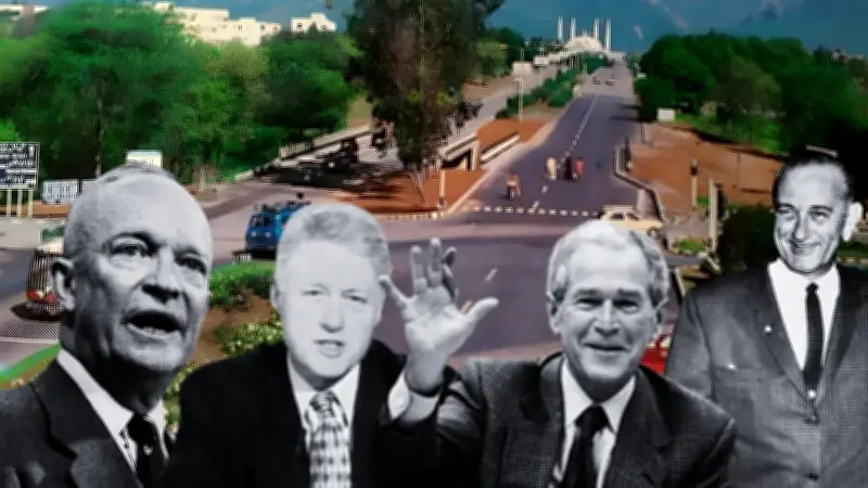 যুক্তরাষ্ট্রের প্রেসিডেন্ট ও ভাইস প্রেসিডেন্টদের ঐতিহাসিক পাকিস্তান সফর