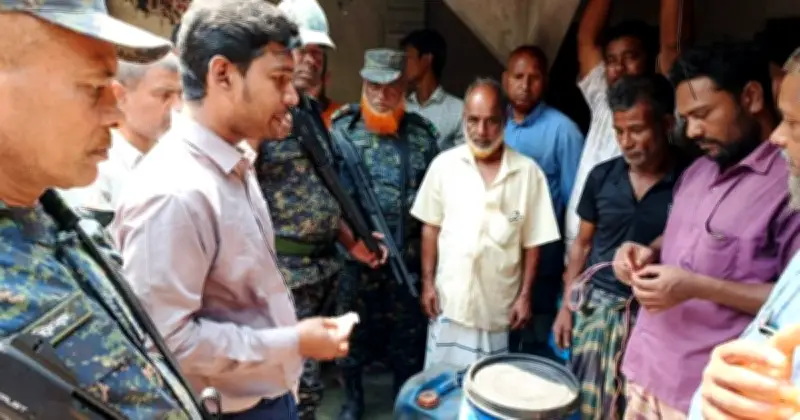 পঞ্চগড়ের মুদি দোকানে অবৈধ ডিজেল মজুত: ভ্রাম্যমাণ আদালতের অভিযানে ১০০ লিটার জব্দ