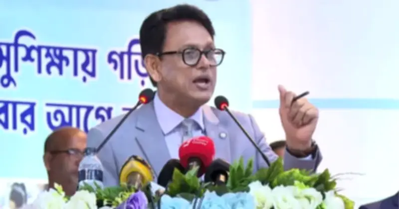 শিক্ষামন্ত্রী মিলন: নকলের পুনর্জন্ম ধারণা ছিল না, ডিজিটাল নকল ও শিক্ষার মান নিয়ে উদ্বেগ