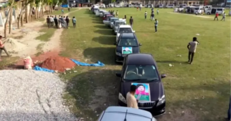 জ্বালানি সংকটে ছাত্রদল নেতার গাড়ি বহর শোডাউন, সমালোচনার ঝড়