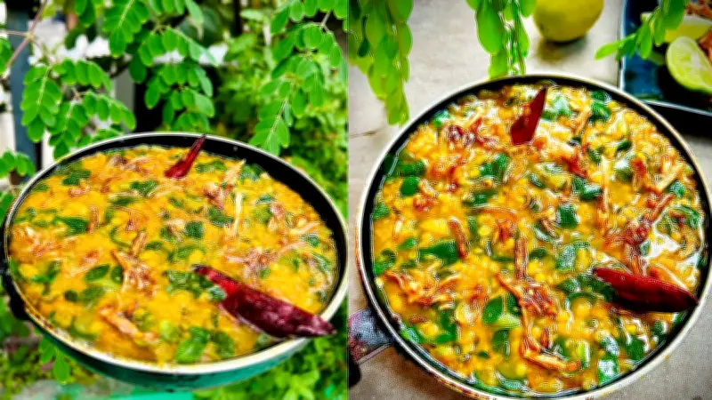 চৈত্র সংক্রান্তির তেতো পদে শজনেপাতা ডালের অনন্য রেসিপি