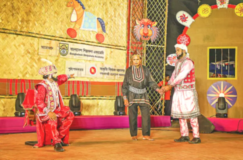 চৈত্রসংক্রান্তিতে শিল্পকলা একাডেমিতে লোকজ উৎসবের মেলা ও যাত্রাপালার মোহনীয় পরিবেশনা