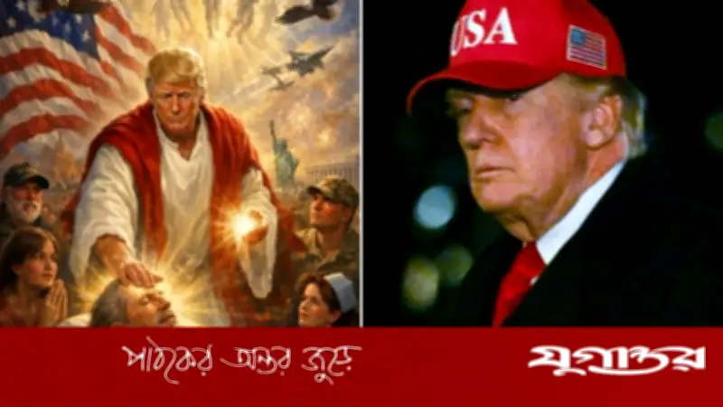 ট্রাম্পের এআই ছবি: যিশুর মতো সাজায় সমালোচনার ঝড়, পোপকেও আক্রমণ
