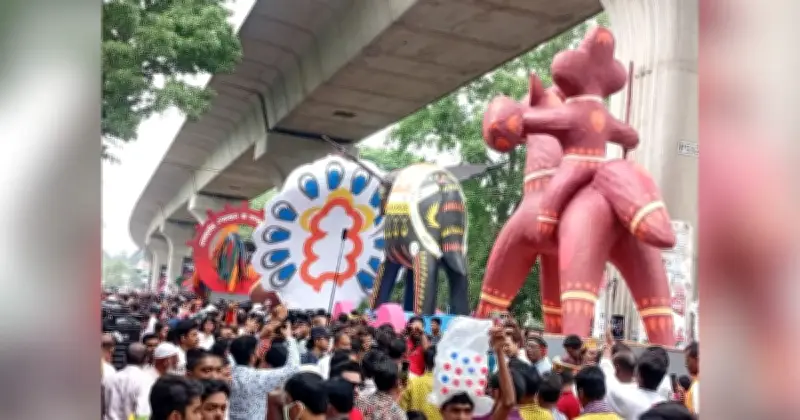 বাংলা নববর্ষে শুরু হলো 'বৈশাখী শোভাযাত্রা ১৪৩৩', ইউনেস্কো স্বীকৃতির পর আবারও মাতাল রাজধানী