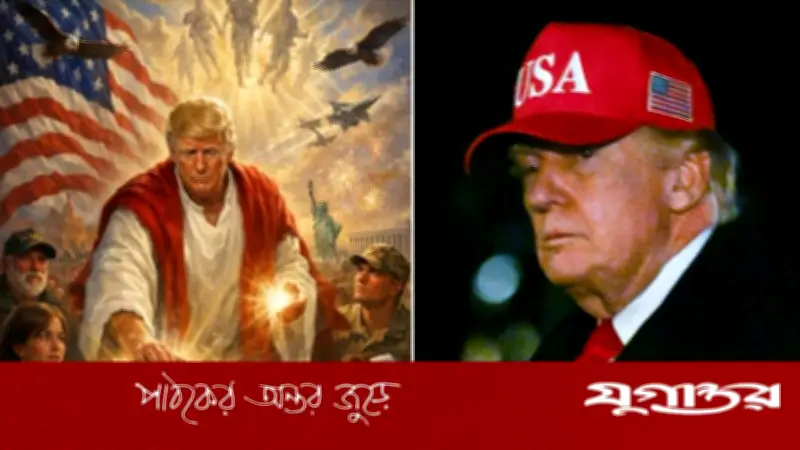 বিতর্কিত 'যিশুখ্রিস্ট' সাজা এআই ছবি ডিলিট করলেন ট্রাম্প, দাবি 'ডাক্তার' হিসেবে ছিল চিত্র