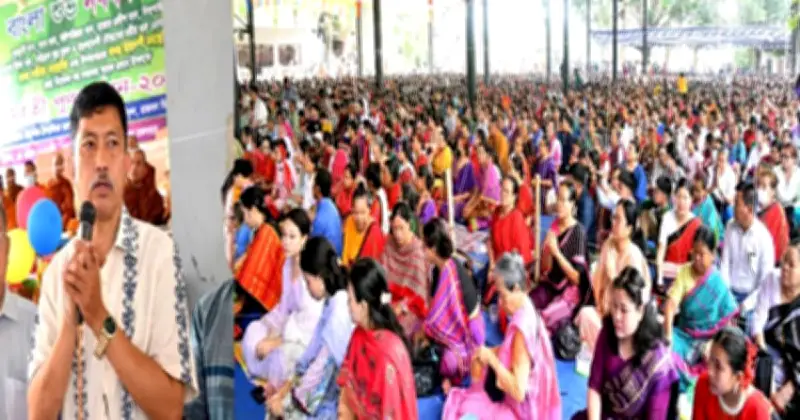 চট্টগ্রাম পার্বত্য অঞ্চলে শান্তি প্রতিষ্ঠায় ধর্মীয় মূল্যবোধের গুরুত্ব তুলে ধরলেন দীপেন দেবন