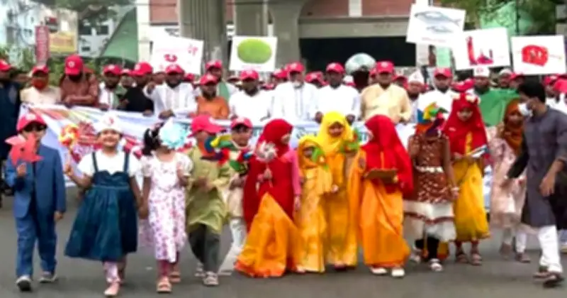 ঢাকায় দেশীয় সংস্কৃতি রক্ষার আহ্বানে জামায়াতের বৈশাখী শোভাযাত্রা