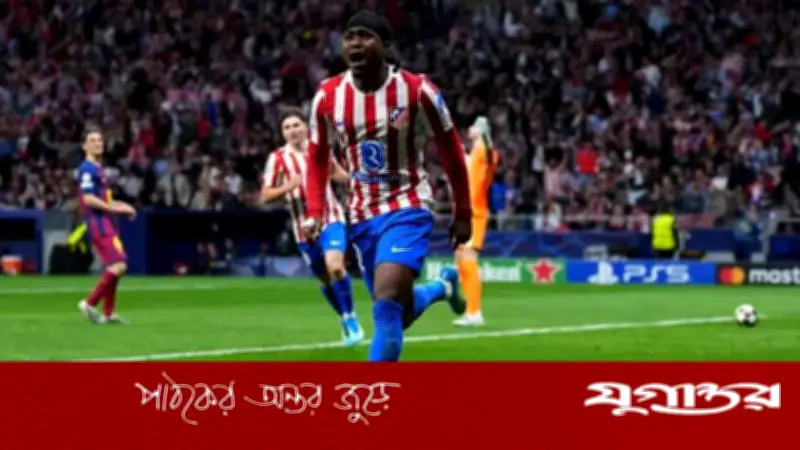 চ্যাম্পিয়ন্স লিগে নাটকীয় জয়! বার্সেলোনাকে হারিয়ে সেমিফাইনালে আতলেতিকো মাদ্রিদ