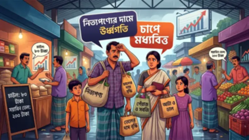 বাজারে নিত্যপণ্যের দাম বৃদ্ধি, বিদ্যুৎ সংকটে গ্রামে দীর্ঘ লোডশেডিং