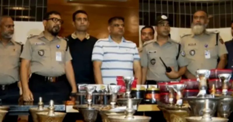 গুলশানে অবৈধ সিসাবারে অভিযান: ৫ কেজি সিসা ও ৩৫ হুক্কা জব্দ, ম্যানেজার আটক