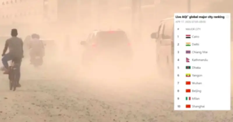 ঢাকার বায়ুদূষণ: অস্বাস্থ্যকর অবস্থায়, বিশ্বের দূষিত শহরের তালিকায় পঞ্চম স্থান