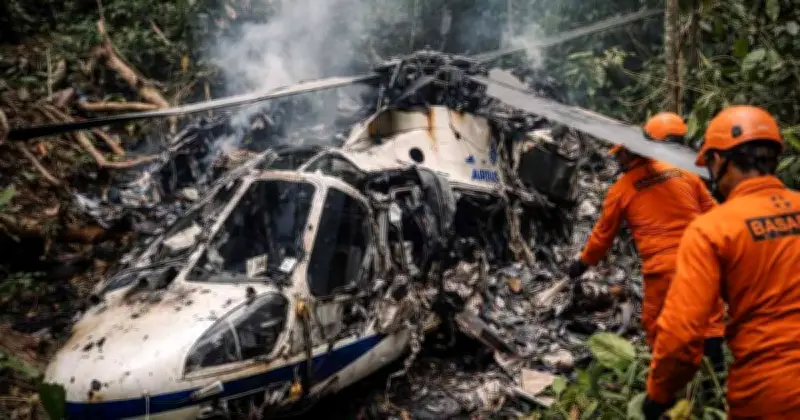 ইন্দোনেশিয়ায় হেলিকপ্টার দুর্ঘটনায় ৮ জন নিহত, উদ্ধার অভিযান চলছে