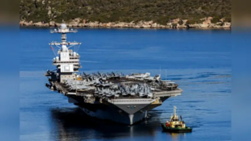 মধ্যপ্রাচ্যে মার্কিন রণতরি জেরাল্ড ফোর্ডের উপস্থিতি ও ইরানের হরমুজ প্রণালি বন্ধের ঘোষণা