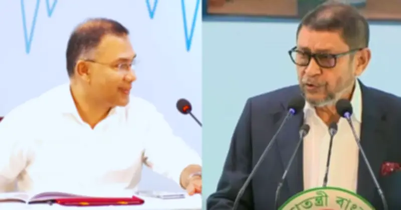 প্রধানমন্ত্রীর সামনেই স্বাস্থ্যমন্ত্রীর প্রশংসা কম করতে বললেন তারেক রহমান