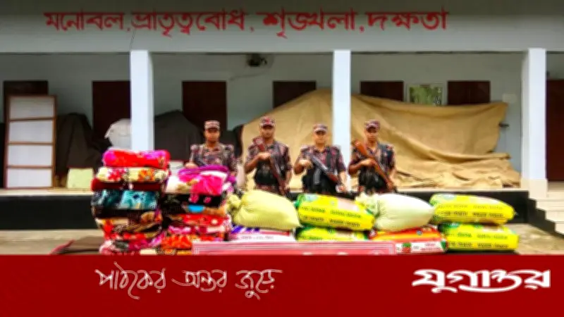 সিলেট সীমান্তে ৫৭ লাখ টাকার ভারতীয় গরু-মহিষসহ অবৈধ পণ্য জব্দ