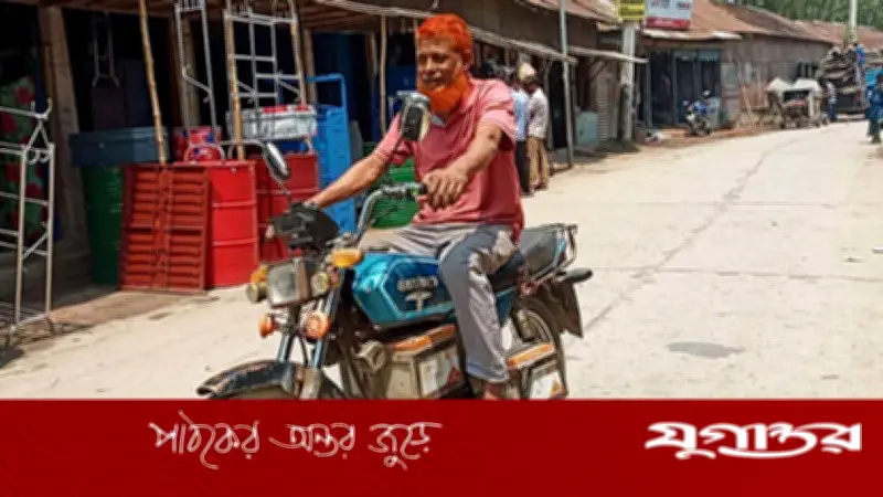 বগুড়ার আনোয়ার হোসেন কান্টুর ব্যাটারি চালিত মোটরসাইকেল: পাঁচ টাকায় ১৫০ কিলোমিটার