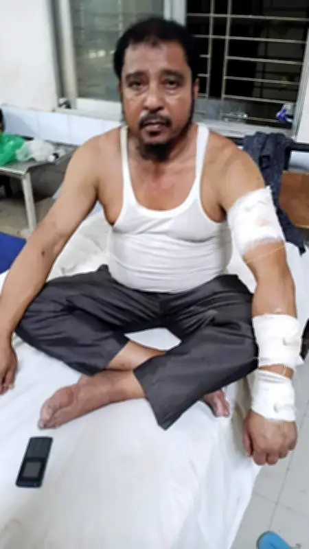 ফরিদপুরে কৃষক দল নেতা আমিন শরীফের ওপর চাঁদাবাজদের হামলা, গুরুতর জখম