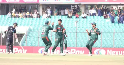 নিউজিল্যান্ডের বিপক্ষে জয়ের পথে বাংলাদেশ