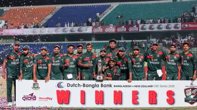 নিউজিল্যান্ডকে হারিয়ে ওয়ানডে সিরিজ জিতল বাংলাদেশ