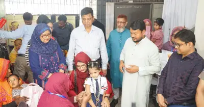 রাজশাহী বিভাগে এমআর টিকাদান অভিযানের অগ্রগতি পর্যালোচনা সভা