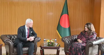 সুইজারল্যান্ডের রাষ্ট্রদূতের সঙ্গে পররাষ্ট্র প্রতিমন্ত্রীর সাক্ষাৎ