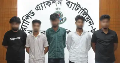 টেলিগ্রামে নারী শিক্ষার্থীদের ব্ল্যাকমেইলিং চক্রের পাঁচ সদস্য গ্রেপ্তার