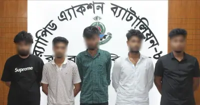 টেলিগ্রামে নারী শিক্ষার্থীদের ছবি ব্ল্যাকমেইল, র‍্যাবের জালে ৫ সাইবার অপরাধী